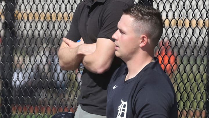 Detroit Tigers pitcher Tarik Skubal during spring training on Friday, Feb. 17, 2023, in Lakeland, Florida.