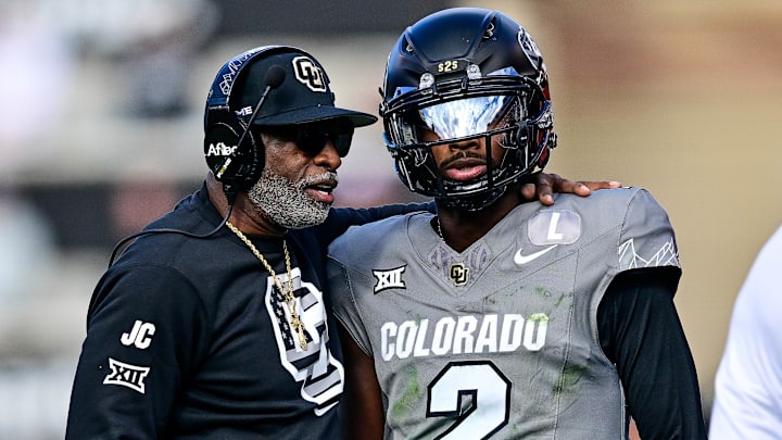 Shedeur Sanders didn't allow his father, Colorado football coach Deion Sanders, to receive unfair criticism