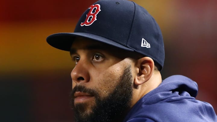 Boston Red Sox pitcher David Price against the Arizona Diamondbacks during the home opener at Chase Field.