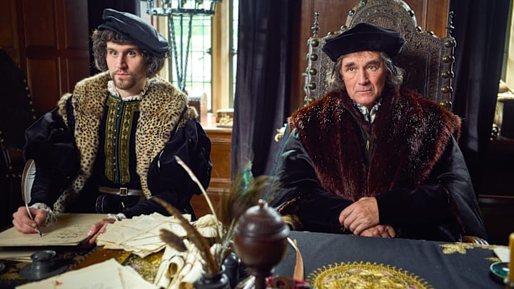 MASTERPIECE
Wolf Hall: The Mirror and the Light

Episode Two: Obedience
Sunday, March 30, 2025 at 9/8c on PBS
A secret marriage brings scandal to court, giving Cromwell the opportunity to bring his adversary Norfolk down for good. But an unexpected encounter forces Cromwell to question where his loyalties lie.

Shown L-R: Harry Melling (Thomas Wriothesley), Mark Rylance (Thomas Cromwell)

Photographer: Nick Briggs 

For editorial use only.

© Playground Television (UK) Ltd