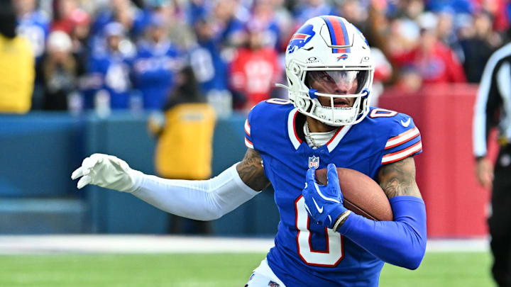 Buffalo Bills wide receiver Keon Coleman. Buffalo Bills wide receiver Keon Coleman.