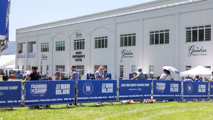 The New York Giants continue their training camp at The Greenbrier Resort Sports Performance Center. The New York Giants continue their training camp at The Greenbrier Resort Sports Performance Center.