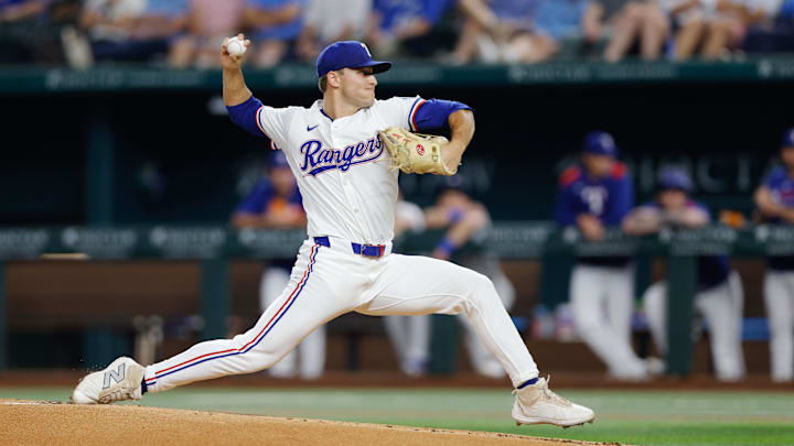 Jacob DeGrom gets the start for the Texas Rangers against the Toronto Blue Jays on Friday night. Jacob DeGrom gets the start for the Texas Rangers against the Toronto Blue Jays on Friday night.