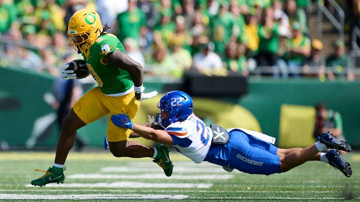 Roman Tillmon (22) transferred from South Dakota to Boise State during the offseason. Roman Tillmon (22) transferred from South Dakota to Boise State during the offseason.