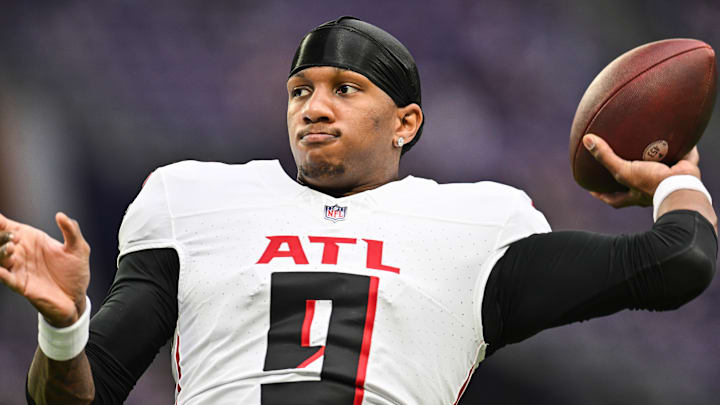 Atlanta Falcons quarterback Michael Penix Jr. will remain the backup to Kirk Cousins against the Las Vegas Raiders. Atlanta Falcons quarterback Michael Penix Jr. will remain the backup to Kirk Cousins against the Las Vegas Raiders.