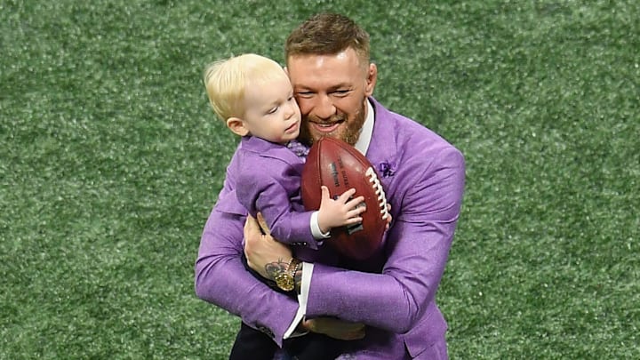 Conor McGregor and son 