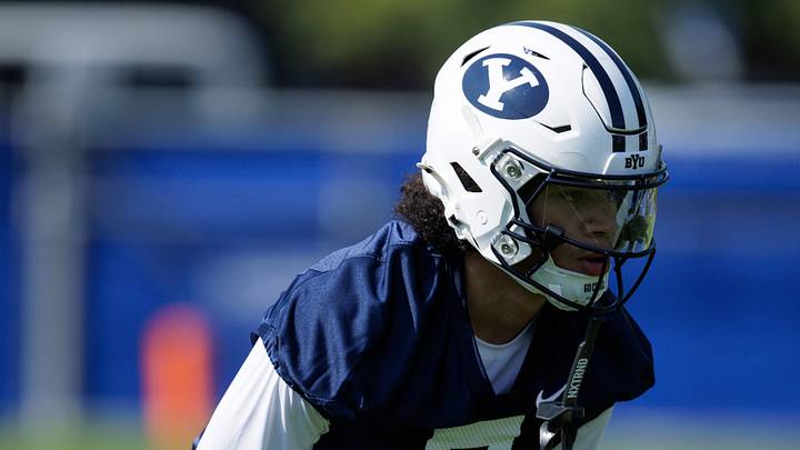 BYU safety Kennan Pula on day one of Fall Camp BYU safety Kennan Pula on day one of Fall Camp