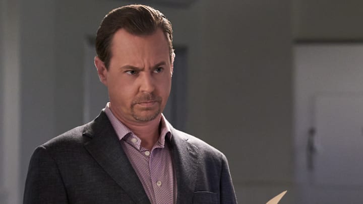 NCIS Ep 23-503--"In Too Deep"- Pictured (L-R): Sean Murray as Special Agent Timothy McGee and Diona Reasonover as Kasie Hines 