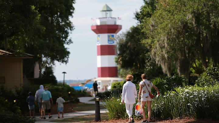 The famed Harbour Town lighthouse. The famed Harbour Town lighthouse.