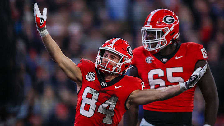 Georgia Bulldogs wide receiver Ladd McConkey (84)