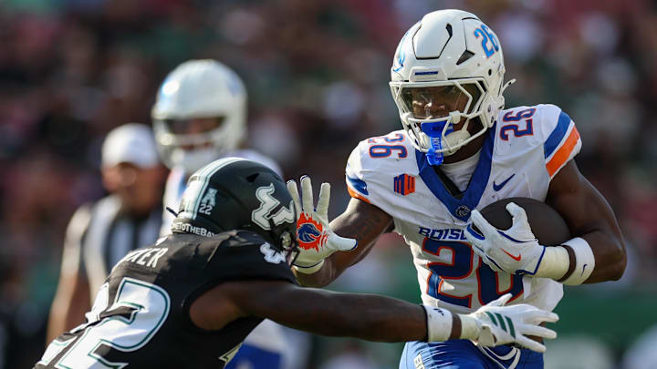 Boise State Broncos running back Sire Gaines. Boise State Broncos running back Sire Gaines.