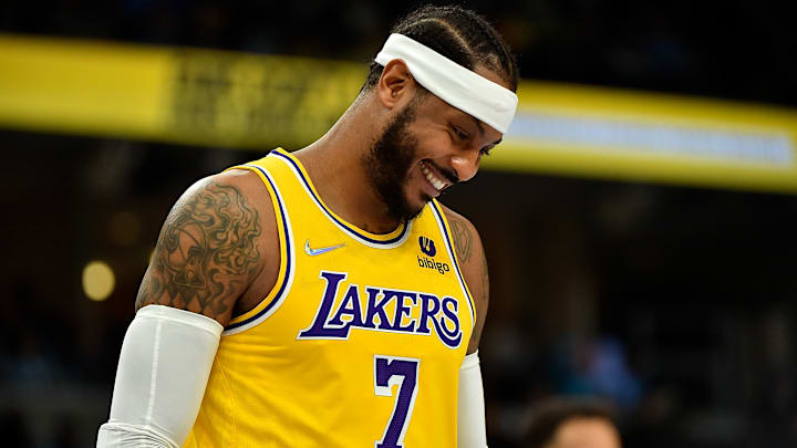 Carmelo Anthony es una de las piezas que contrataron los Lakers antes de comenzar la temporada 2021-22