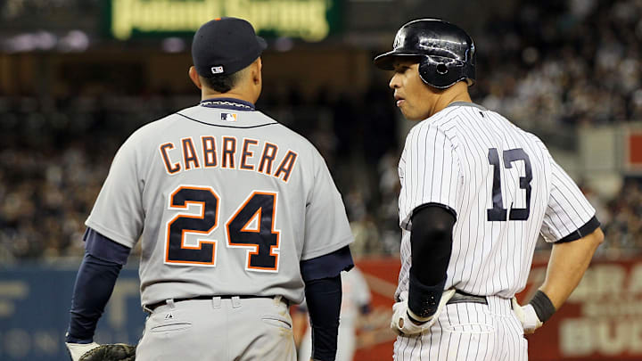 Miguel Cabrera y Alex Rodríguez son dos de los mejores bateadores derechos de la historia