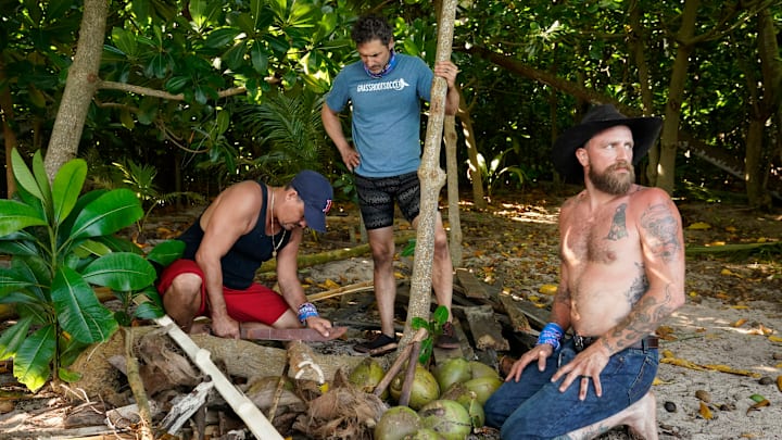 "Greatest of the Greats" - Boston Rob Mariano, Ethan Zohn and Ben Driebergen returns to compete on SURVIVOR: WINNERS AT WAR, when the Emmy Award-winning series returns for its 40th season, with a special 2-hour premiere, Wednesday, Feb. 12 (8:00-10 PM, ET/PT) on the CBS Television Network. Photo: Robert Voets/CBS Entertainment ©2020 CBS Broadcasting, Inc. All Rights Reserved