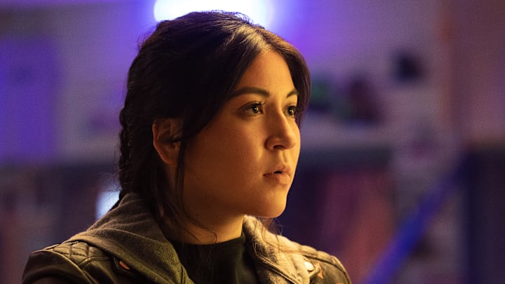 Alaqua Cox as Maya Lopez in Marvel Studios' Echo, releasing on Hulu and Disney+. Photo by Chuck Zlotnick. ©Marvel Studios 2023. All Rights Reserved.