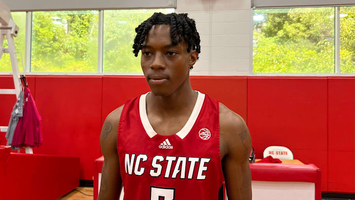 NC State basketball guard Trey Parker