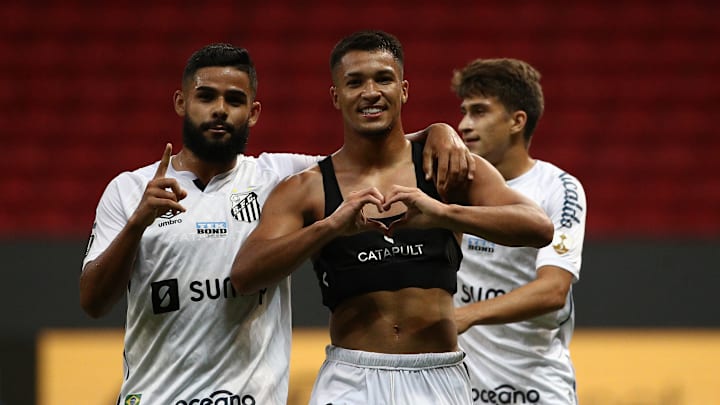 Santos v San Lorenzo - Copa CONMEBOL Libertadores 2021 Santos v San Lorenzo - Copa CONMEBOL Libertadores 2021