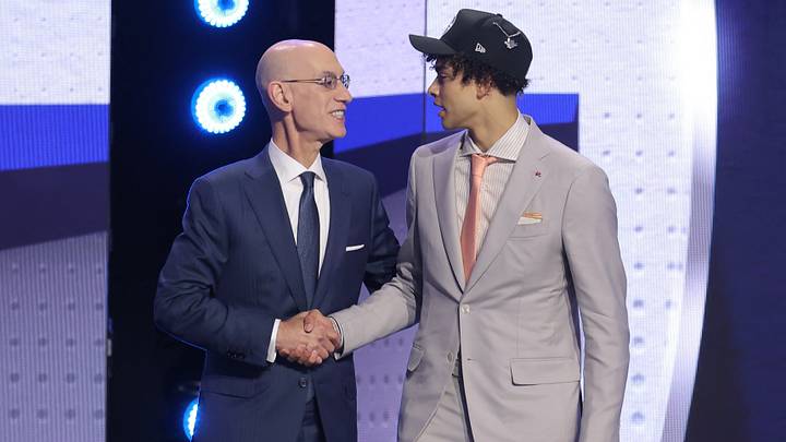 Adam Silver, Keaton Wagler, LA Clippers Adam Silver, Keaton Wagler, LA Clippers