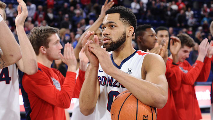 Gonzaga Bulldogs guard Silas Melson. 
