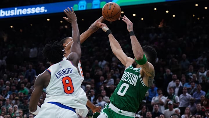 Tatum failed to get a shot off in the final seconds of Game 2