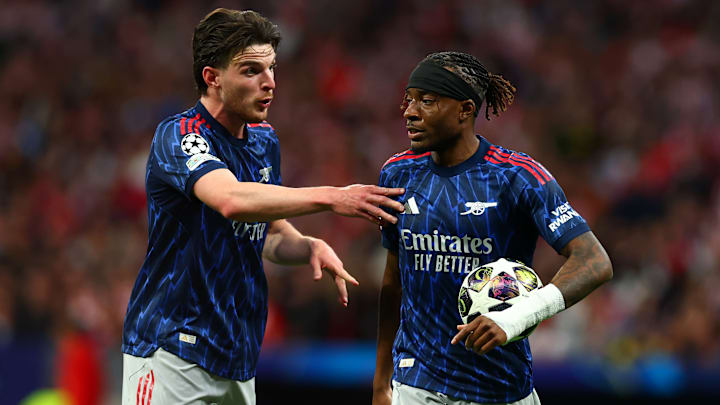 Declan Rice, Noni Madueke, Arsenal FC