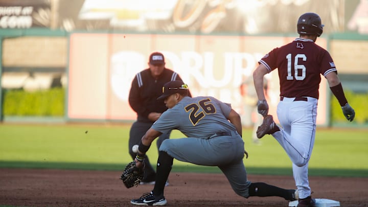 The Missouri State Bears took on the Mizzou Tigers at Hammons Field on Tuesday, April 26, 2022.

Tbaseball00515