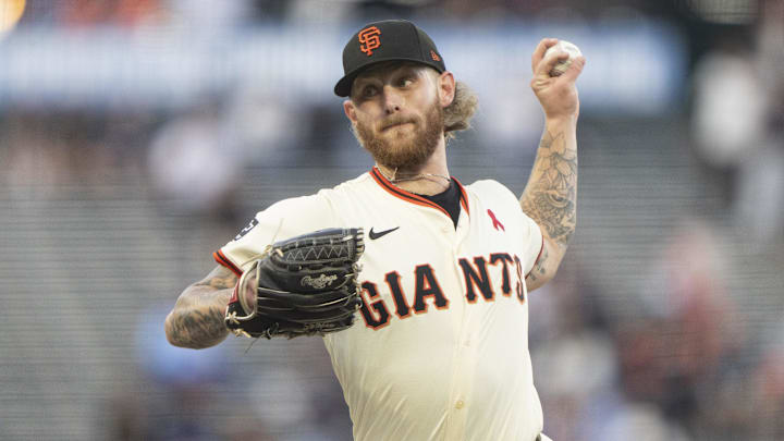 Aug 27, 2025; San Francisco, California, USA; San Francisco Giants pitcher Carson Whisenhunt (88) pitches during the first inning against the Chicago Cubs at Oracle Park. Mandatory Credit: Stan Szeto-Imagn Images Aug 27, 2025; San Francisco, California, USA; San Francisco Giants pitcher Carson Whisenhunt (88) pitches during the first inning against the Chicago Cubs at Oracle Park. Mandatory Credit: Stan Szeto-Imagn Images