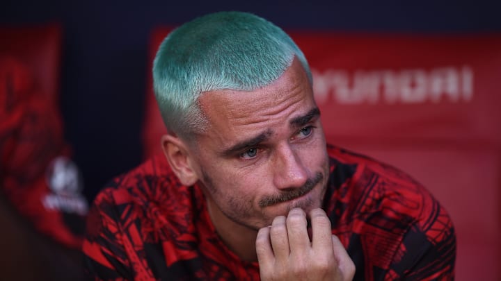 Antoine Griezmann auf der Atlético-Bank