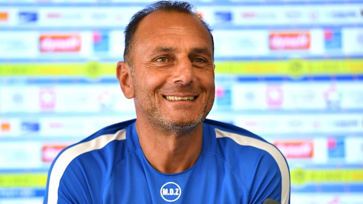 Michel Der Zakarian a le sourire après la victoire de Montpellier