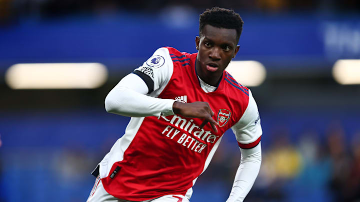 Nketiah has made just two starts in the Premier League this season Nketiah has made just two starts in the Premier League this season