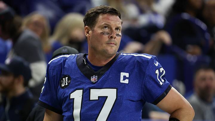 Dec 22, 2025; Indianapolis, Indiana, USA; Indianapolis Colts quarterback Philip Rivers (17) looks on in the second quarter of the game against the San Francisco 49ers at Lucas Oil Stadium. Mandatory Credit: Trevor Ruszkowski-Imagn Images Dec 22, 2025; Indianapolis, Indiana, USA; Indianapolis Colts quarterback Philip Rivers (17) looks on in the second quarter of the game against the San Francisco 49ers at Lucas Oil Stadium. Mandatory Credit: Trevor Ruszkowski-Imagn Images