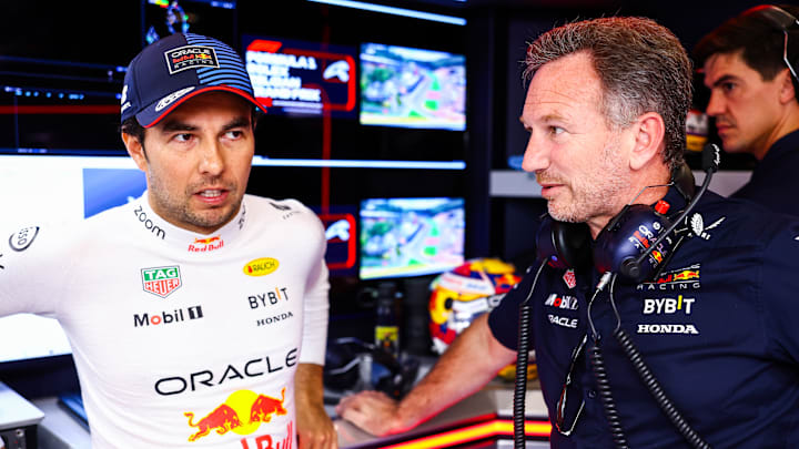 Christian Horner, jefe de Red Bull, se mostró decepcionado por el resultado de "Checo" Pérez en el Gran Premio de Bélgica
