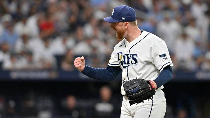 Tampa Bay Rays pitcher Drew Rasmussen dominated the Yankees with a historic performance against the Yankees. Tampa Bay Rays pitcher Drew Rasmussen dominated the Yankees with a historic performance against the Yankees.