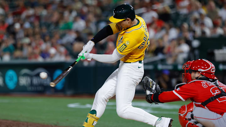 The Athletics are home favorites against the Angels in Wednesday night.
