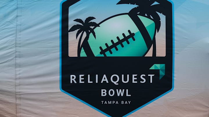 Dec 31, 2024; Tampa, FL, USA; a general view of the stadium before the ReliaQuest Bowl between the Michigan Wolverines and Alabama Crimson Tide at Raymond James Stadium. Mandatory Credit: Nathan Ray Seebeck-Imagn Images Dec 31, 2024; Tampa, FL, USA; a general view of the stadium before the ReliaQuest Bowl between the Michigan Wolverines and Alabama Crimson Tide at Raymond James Stadium. Mandatory Credit: Nathan Ray Seebeck-Imagn Images