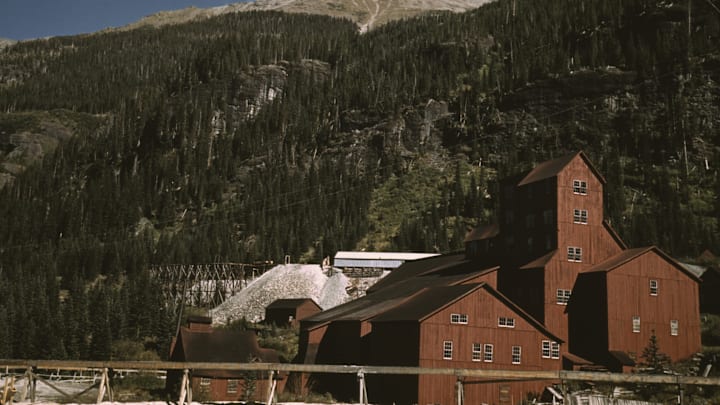 Mill At The Camp Bird Mine