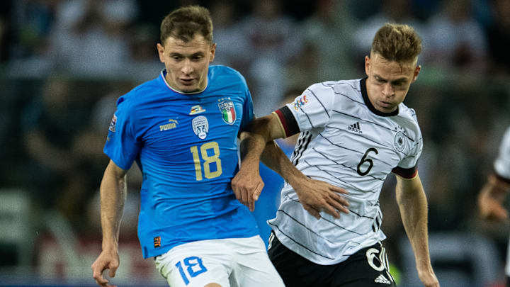 Kimmich und Barella werden auch bei Inter-Bayern aufeinandertreffen Kimmich und Barella werden auch bei Inter-Bayern aufeinandertreffen