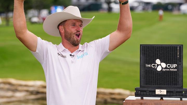 Wyndham Clark won the CJ Cup Byron Nelson with a final-round 60. Wyndham Clark won the CJ Cup Byron Nelson with a final-round 60.