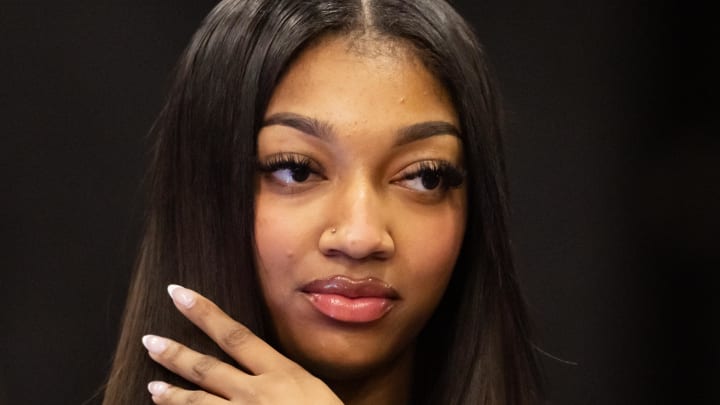 Chicago Sky player Angel Reese arrives prior to the WNBA All Star Game at Footprint Center. Chicago Sky player Angel Reese arrives prior to the WNBA All Star Game at Footprint Center.