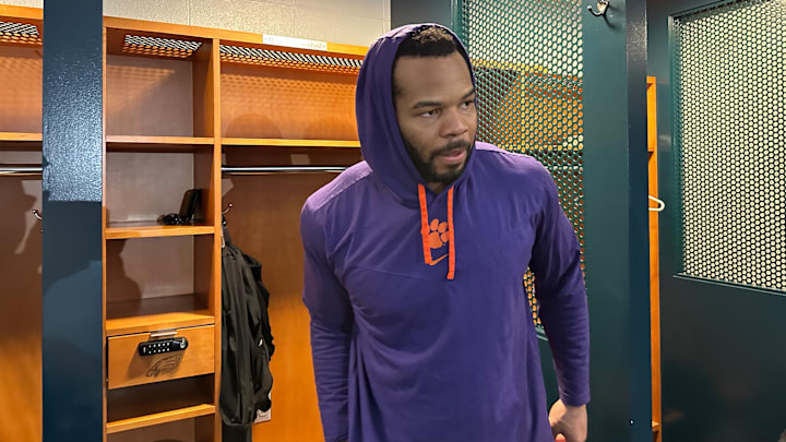 Jeremiah Trotter, Jr. after making 11 tackles in the regular-season finale against the New York Giants on Jan. 5, 2025.