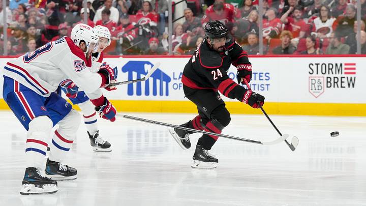 Seth Jarvis and the Hurricanes are home favorites in Game 2.