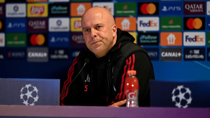 Liverpool FC Training Session And Press Conference - UEFA Champions League 2025/26 League Phase MD7