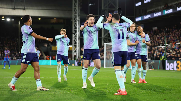 The Gunners thumped Crystal Palace 5-1 last time out