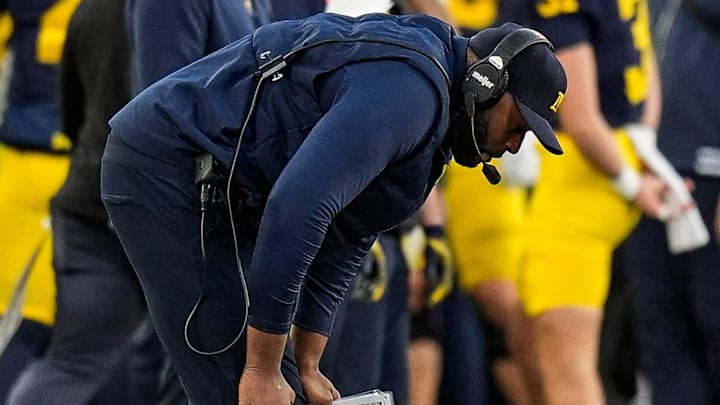 Michigan head coach Sherrone Moore