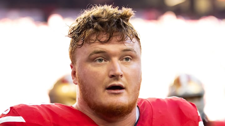 Ben Bartch proving 49ers upgraded at left guard without even trying. G