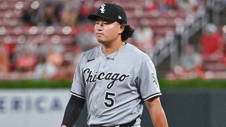 Sep 11, 2026; St. Louis, Missouri, USA; Chicago White Sox first baseman Munetaka Murakami (5) looks on during the eighth inning against the St. Louis Cardinals at Busch Stadium. Mandatory Credit: Jeff Curry-Imagn Images Sep 11, 2026; St. Louis, Missouri, USA; Chicago White Sox first baseman Munetaka Murakami (5) looks on during the eighth inning against the St. Louis Cardinals at Busch Stadium. Mandatory Credit: Jeff Curry-Imagn Images