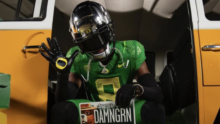 Trey McNutt on a visit to Oregon