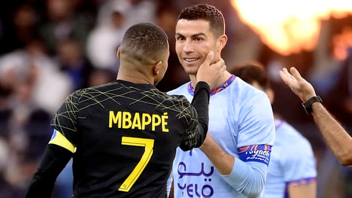 Kylian Mbappé grew up idolising Cristiano Ronaldo.