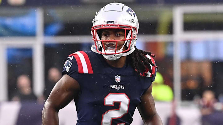 August 8, 2024; Foxborough, MA, USA; New England Patriots wide receiver K.J. Osborn (2) warms up before a game against the Carolina Panthers at Gillette Stadium. Mandatory Credit: Eric Canha-Imagn Images August 8, 2024; Foxborough, MA, USA; New England Patriots wide receiver K.J. Osborn (2) warms up before a game against the Carolina Panthers at Gillette Stadium. Mandatory Credit: Eric Canha-Imagn Images