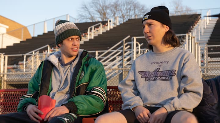 Pete Davidson and Paul Dano star in DUMB MONEY.